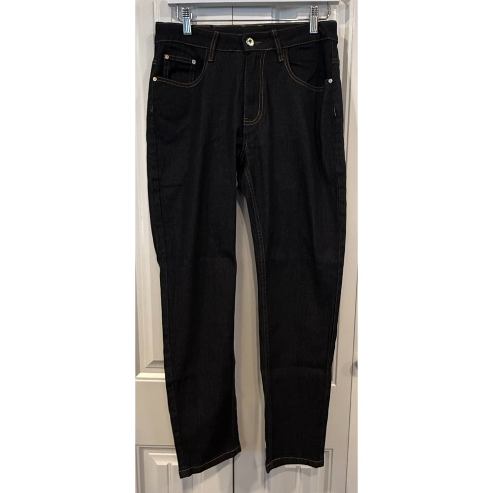 Evolution in Design Men's Dark Blue Jeans Size 30 Slim Fit Stretch Y2K Skate